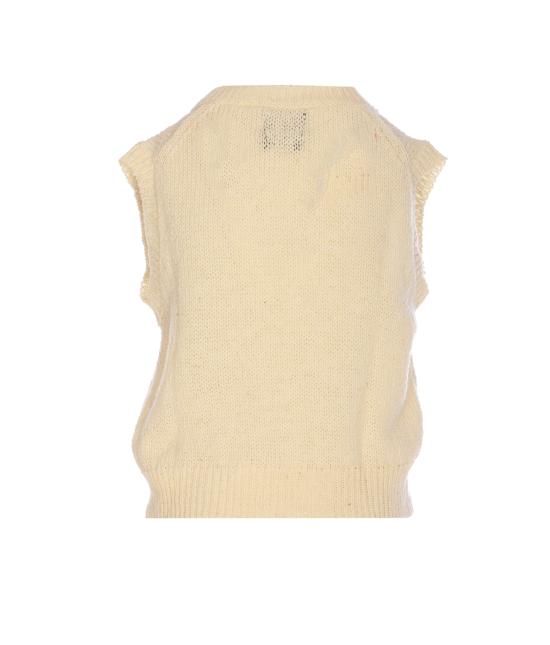 25FW 하울린 베스트 FLOWER SLEEPOVER ECRU White - HOWLIN