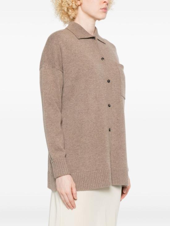 25FW 막스마라 버튼업 캐시미어 가디건 2521346012600 BULL001 Beige - MAX MARA