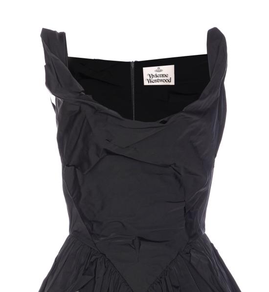 25FW 비비안웨스트우드 미디 원피스 1101032Z W018ON401 Black - VIVIENNE WESTWOOD