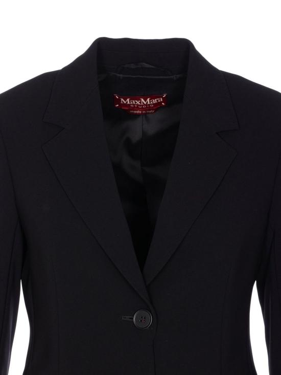 25FW 막스마라 스튜디오 수트 자켓 2526046161600 LINZ001 Black - MAX MARA STUDIO