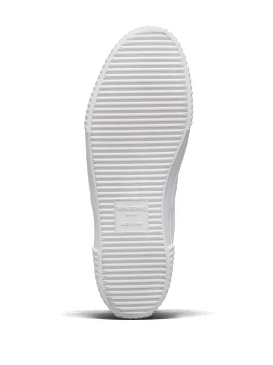 톰브라운 비텔로 카프 레더 헤리티지 스니커즈 MFE007B 05584100 White - THOM BROWNE