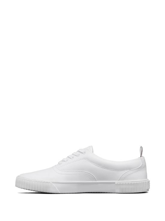  톰브라운 비텔로 카프 레더 헤리티지 스니커즈 MFE007B 05584100 White - THOM BROWNE