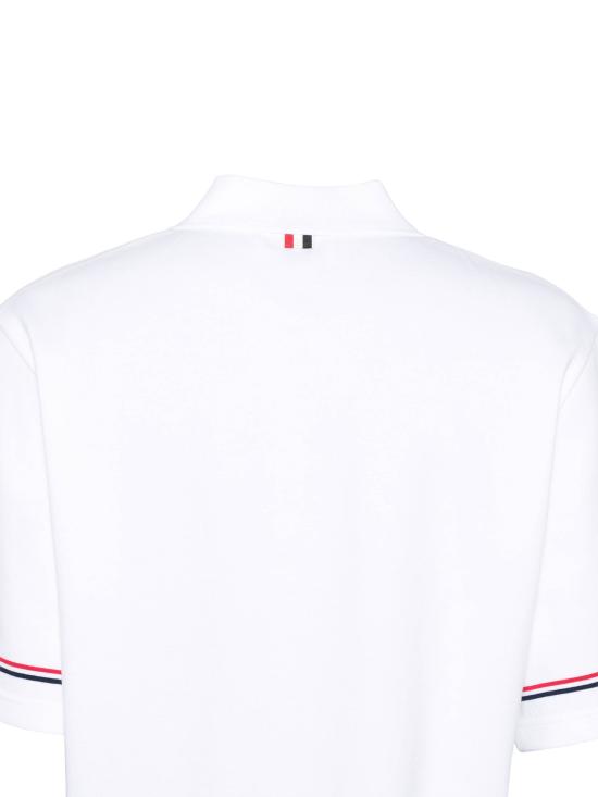  톰브라운 반팔 티셔츠 MJP209A J0199100 White - THOM BROWNE