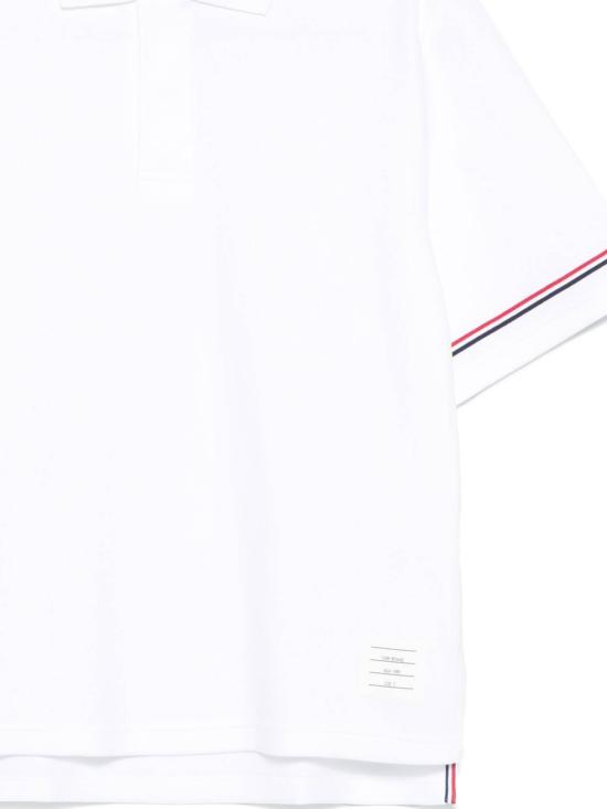  톰브라운 반팔 티셔츠 MJP209A J0199100 White - THOM BROWNE