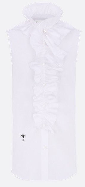 25FW 디올 셔츠 551B15A3356 0100 BLANC