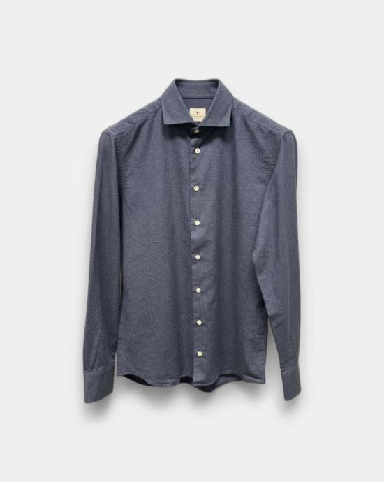 25FW 바스토치노 긴팔 셔츠 B1726 8 INDIGO Blue