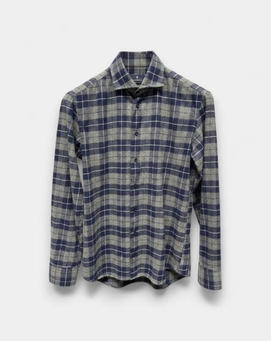 25FW 바스토치노 긴팔 셔츠 B4458 NAVY GREY Navy grey