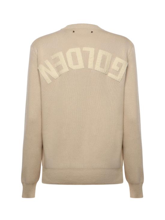 25FW 골든구스 스웨터 GWP00951 P00197255550 Travertine - GOLDEN GOOSE