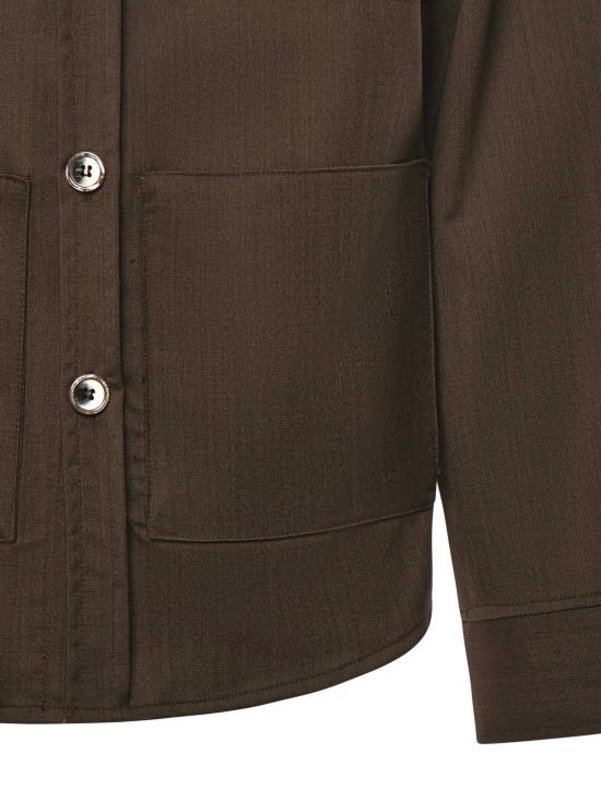 25FW 줄리아노 갈리아노 긴팔 셔츠 TOBHIAS BRONZO Brown - GIULIANO GALIANO