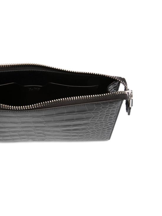 25FW 톰포드 클러치/파우치 H0500LCL439S 1B087 Brown - TOMFORD