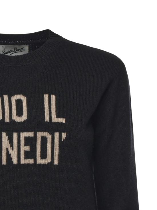 25FW 세인트바쓰 스웨터 QUE0010 04101I Black - MC2 SAINT BARTH