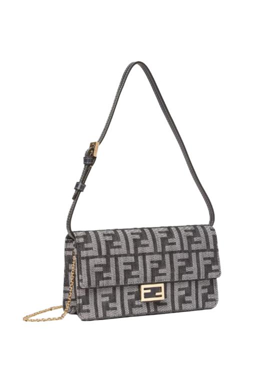 25FW 펜디 숄더백 8M0498 AUT4F1UJ5 NERO BLU NOTTE OS - FENDI