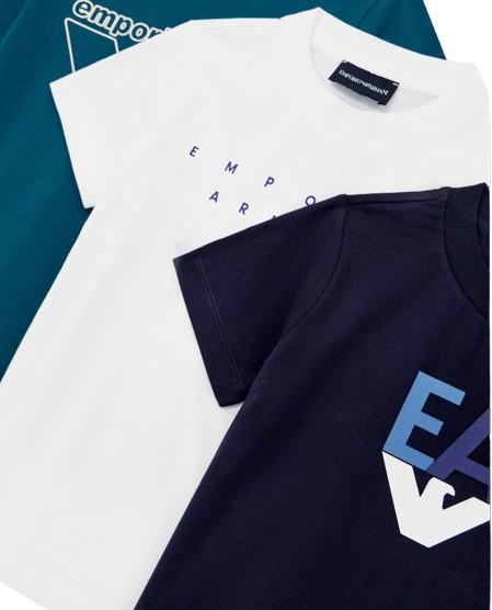 25FW [키즈] 알마니 티셔츠 EB000832 AF14503 M0077 MultiColour - ARMANI