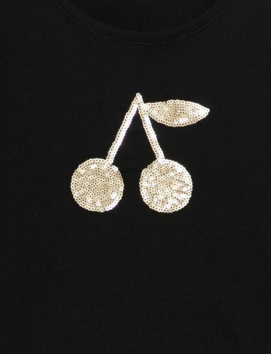 25FW [키즈] 봉쁘앙 티셔츠 N05GTSK00001 199 Black - BONPOINT