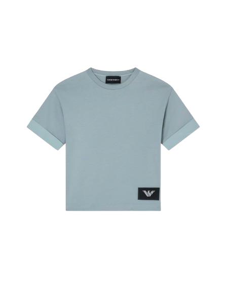 25FW [키즈] 알마니 티셔츠 EB000550 AF13715 U9212 Green