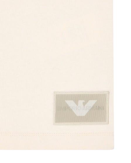 25FW [키즈] 알마니 티셔츠 EB000550 AF13715 U1156 Cream - ARMANI