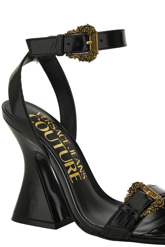 25FW 베르사체 샌들 79VA3S36 ZSC35899 Black - VERSACE