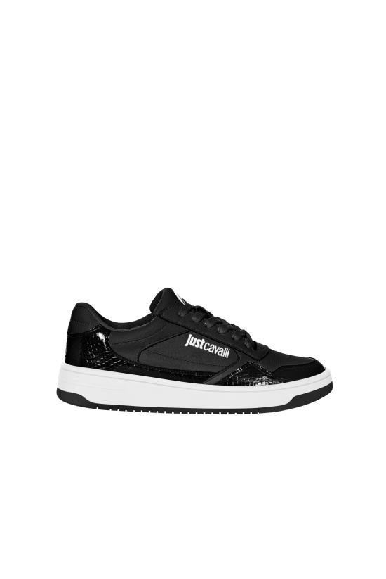 25FW 로베르토 카발리 스니커즈 79RA3SM3 ZPB50899 Black