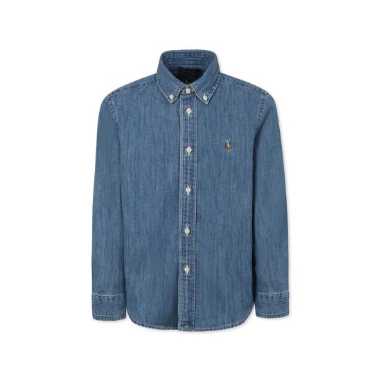 25FW [키즈] 랄프 로렌 탑 713843001 DENIM