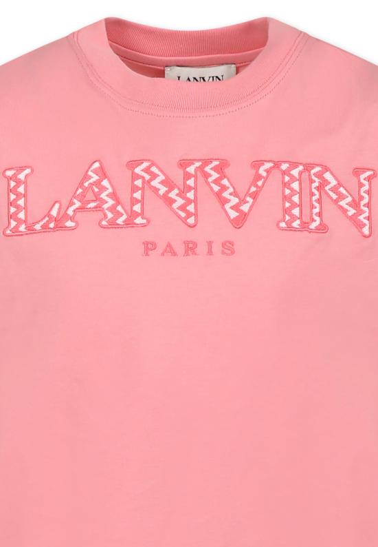 25SS [키즈] 랑방 원피스 N30191 49C PINK - LANVIN