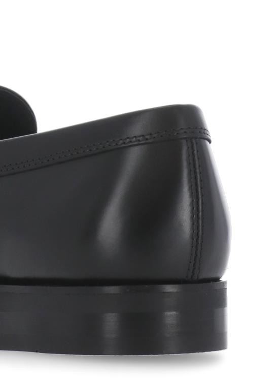 25FW 토즈 스탬프 모노그램 스웨이드 로퍼 XXM0ZF0Q920PLS B999 Black - TODS