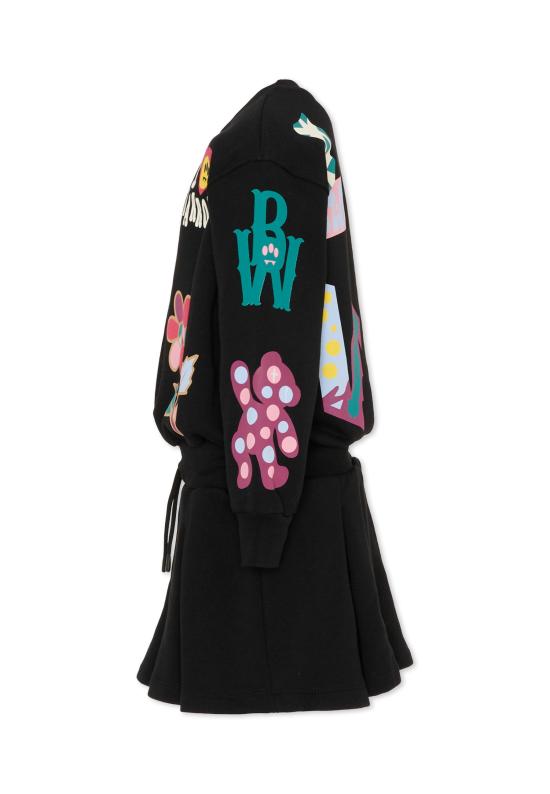 25FW [키즈] 바로우 원피스 F5BKJGDR192 110 BLACK - BARROW