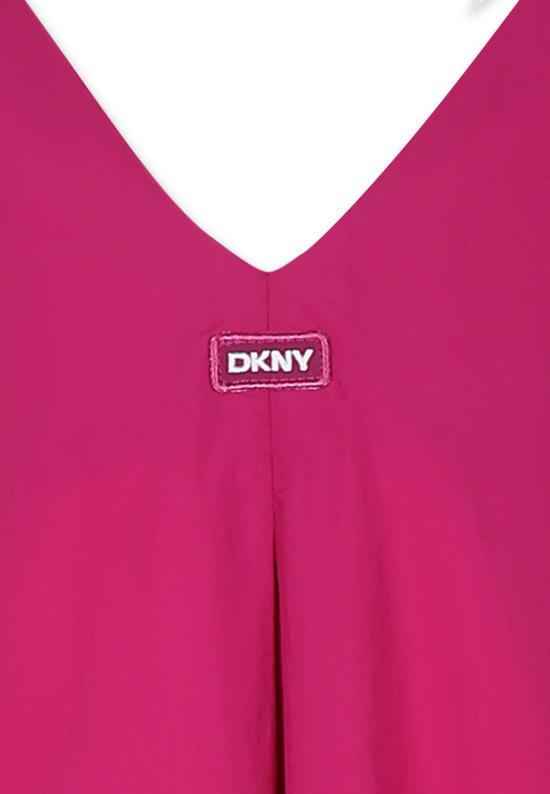 25SS [키즈] 디케이엔와이 원피스 D62329 469 FUCHSIA - DKNY