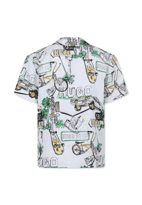 25SS [키즈] 휴고보스 탑 G00347 10P WHITE - HUGO BOSS