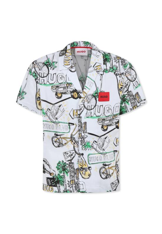 25SS [키즈] 휴고보스 탑 G00347 10P WHITE