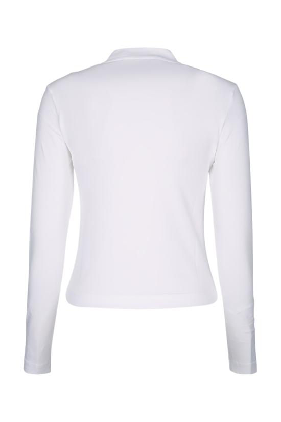 26FW 자크뮈스 그로그랭 로고 롱슬리브 티셔츠 TSW00155AJ00124 100 White - JACQUEMUS