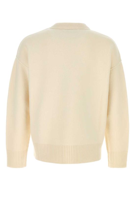 26FW 아미 빅 하트 울 크루넥 스웨터 UKS838018 154 White - AMI