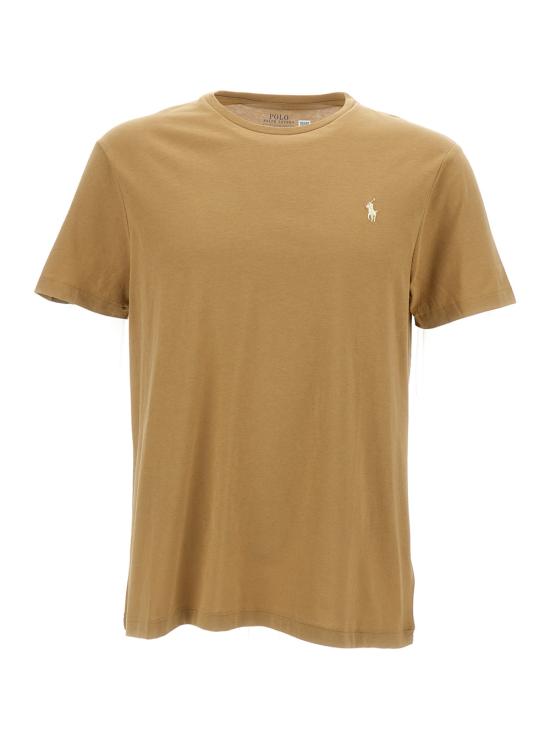26SS 폴로 랄프로렌 포니로고 자수 반팔 티셔츠 710671438329 Beige