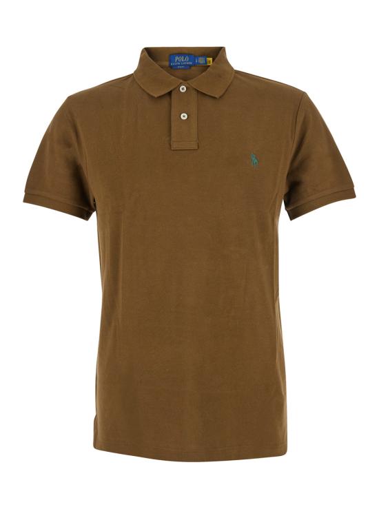 26SS 폴로 랄프로렌 폴로 티셔츠 710536856461 Brown