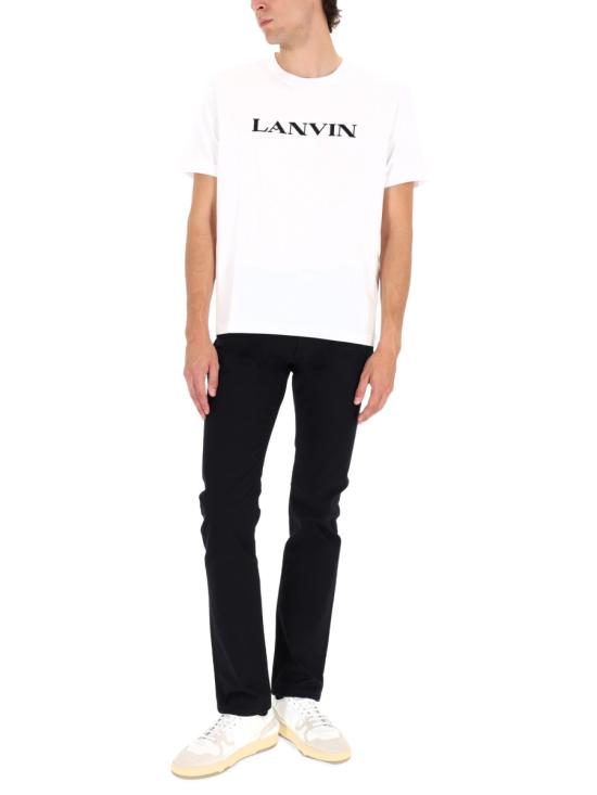 25FW 랑방 반팔 티셔츠 RM TS0012 J300 H2501 WHITE - LANVIN