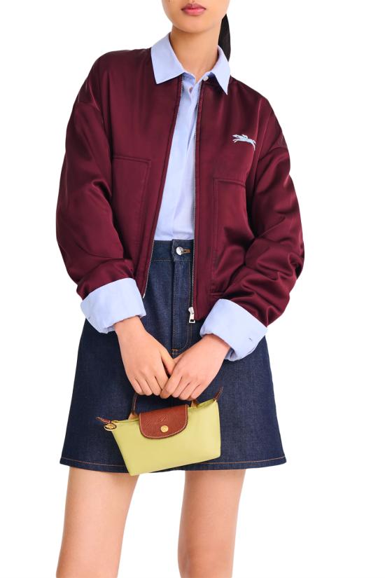 26SS 롱샴 르 플리아쥬 오리지널 핸들 파우치 34175089 244 Pistacchio - LONGCHAMP