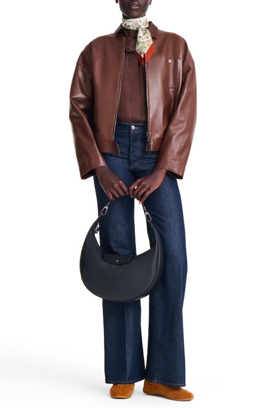 26SS 롱샴 르 플리아쥬 엑스트라 숄더백 10338987 001 Black - LONGCHAMP