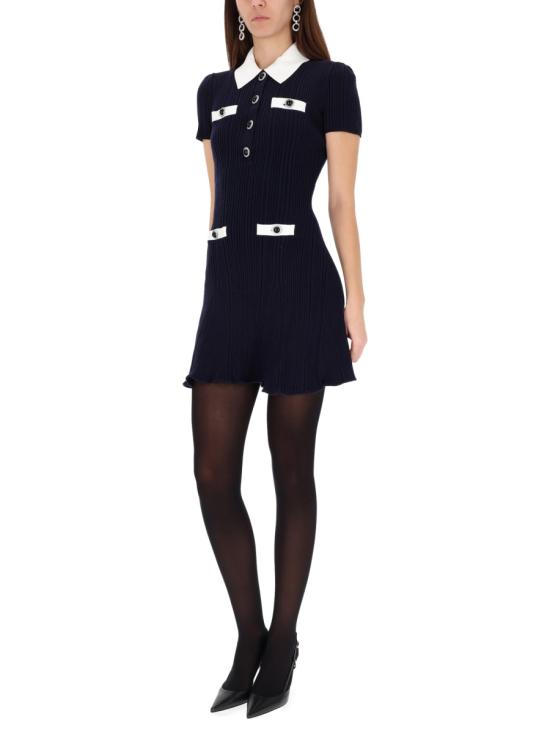 25FW 셀프 포트레이트 원피스 AW25 014S N NAVY BLUE - SELF PORTRAIT