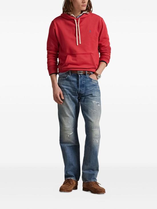 25FW 랄프 로렌 긴팔 티셔츠 710766778 102 Red - RALPH LAUREN