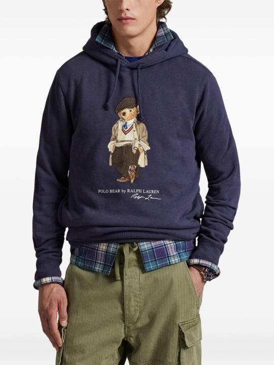 25FW 랄프 로렌 긴팔 티셔츠 710980314 001 Blue - RALPH LAUREN