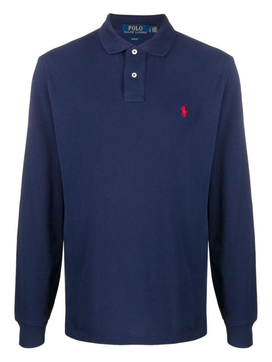 25FW 랄프 로렌 긴팔 티셔츠 710681126 095 Blue