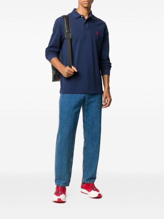 25FW 랄프 로렌 긴팔 티셔츠 710681126 095 Blue - RALPH LAUREN