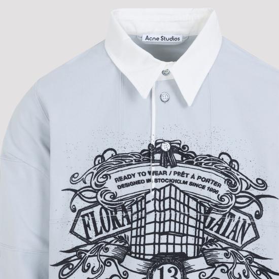 26SS 아크네 스튜디오 로고 티셔츠 CL0396 AAA GREY - ACNE STUDIOS