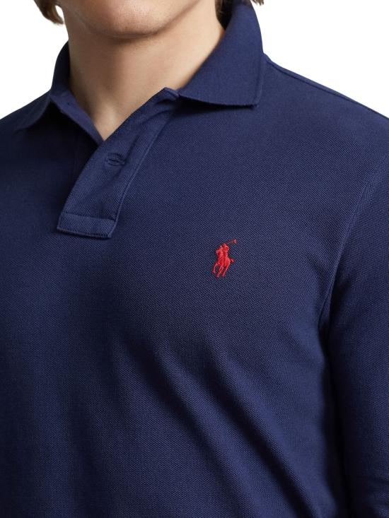 25FW 랄프 로렌 긴팔 티셔츠 710681126 038 Blue - RALPH LAUREN