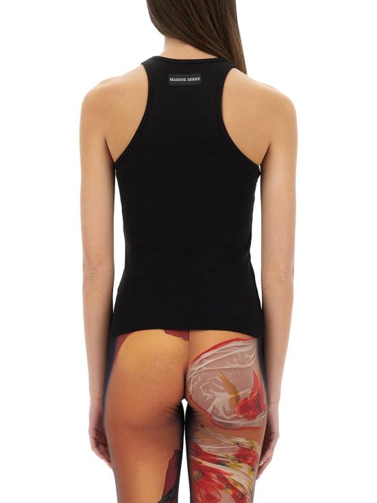 25FW 마린세르 민소매 티셔츠 WTT014A CJER0011BK99 BLACK - MARINE SERRE