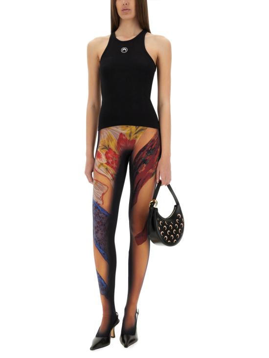 25FW 마린세르 민소매 티셔츠 WTT014A CJER0011BK99 BLACK - MARINE SERRE