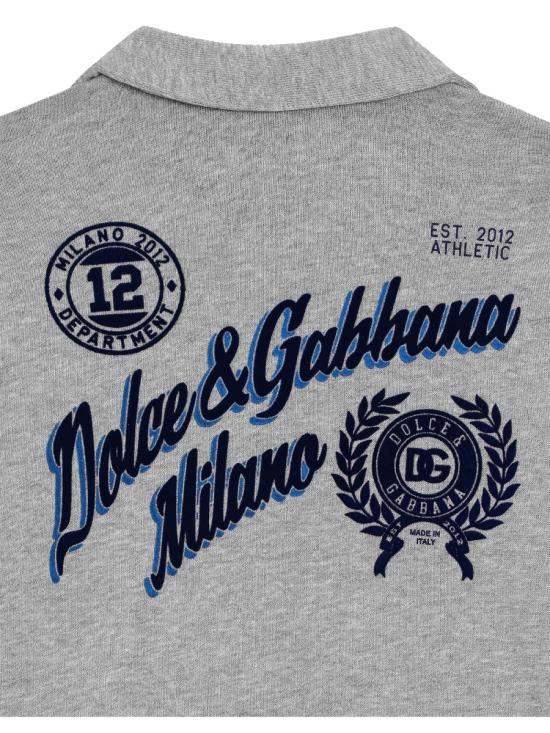 25FW [키즈] 돌체앤가바나 풀오버 L4JWMAK G7PCSS8290 GREY - DOLCE & GABBANA