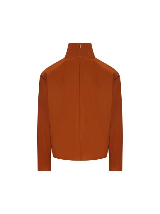 26SS 생로랑 실크 블렌드 탑 845857 Y5J952498 RED - SAINT LAURENT