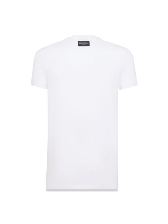 25FW 디스퀘어드2 반팔 티셔츠 D9M206000 100 WHITE - DSQUARED2