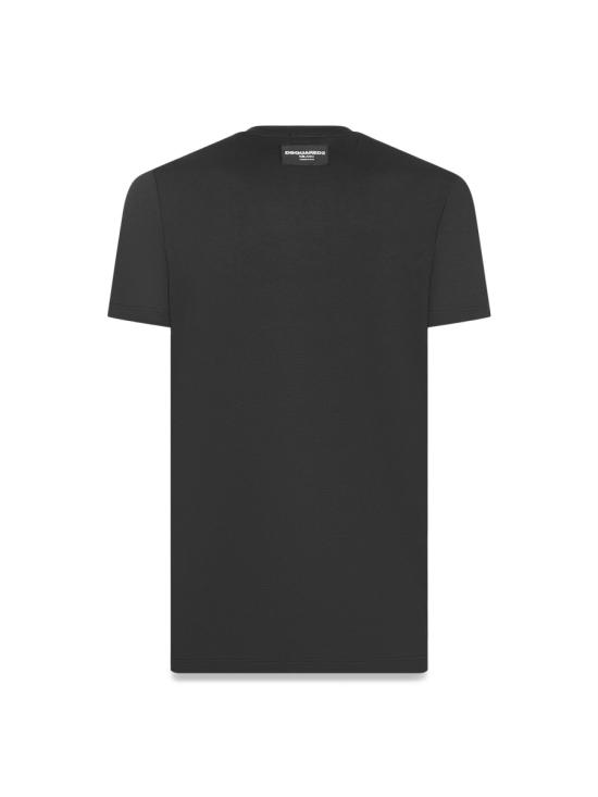 25FW 디스퀘어드2 반팔 티셔츠 D9M206000 001 BLACK - DSQUARED2