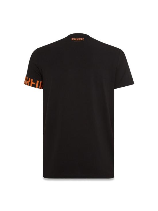 25FW 디스퀘어드2 반팔 티셔츠 D9M3S5980 027 BLACK - DSQUARED2